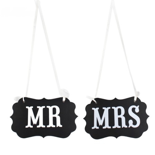 OEM - Garland Banner Wedding Party Decoration Black 2