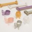 OEM - 50Pcslot Butterfly Bulk Paper Napkin Rings And Holders Purple