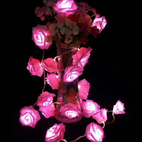 DODO - Led Rose Flower Garden Party Lights Pink